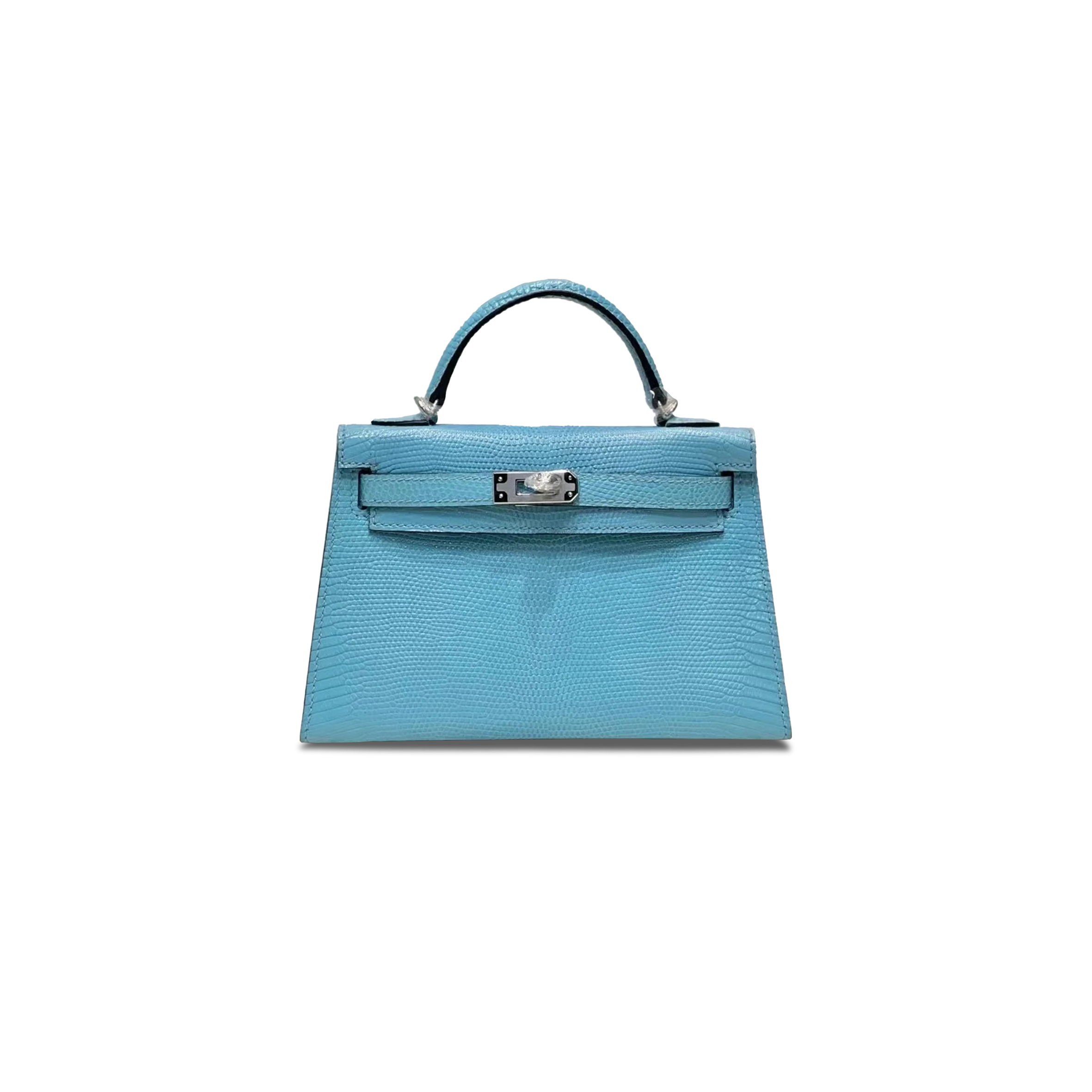 H**mes master mini kelly ii bleu celeste 28566 (19*12*5.5cm)